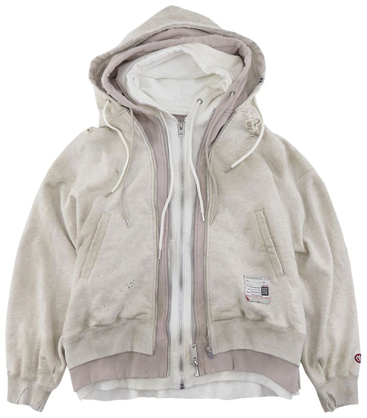 Maison Mihara Yasuhiro Triple Layered Parka White