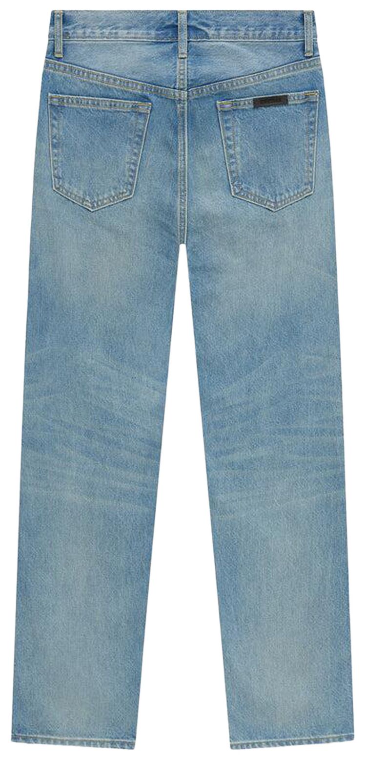 Fear of God Essentials Denim 5 Pocket Jeans Vintage Blue