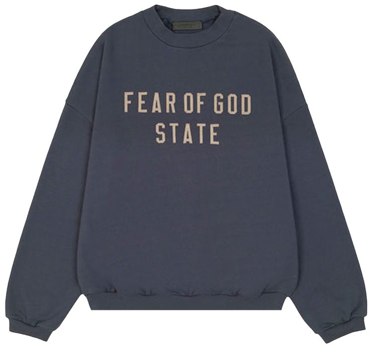 Fear of God Essentials Heavy Fleece Sweatshirt Marine