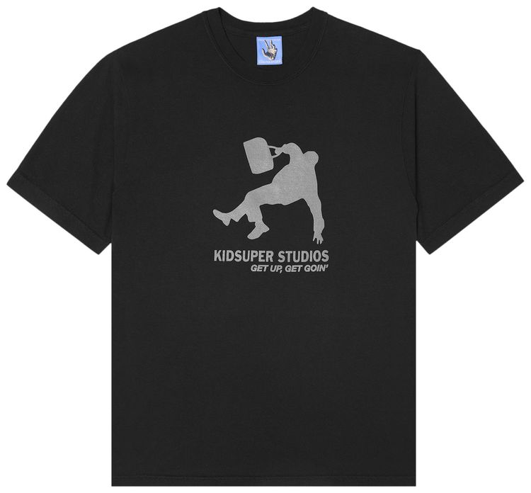 KidSuper Get Up Get Goin Tee Black
