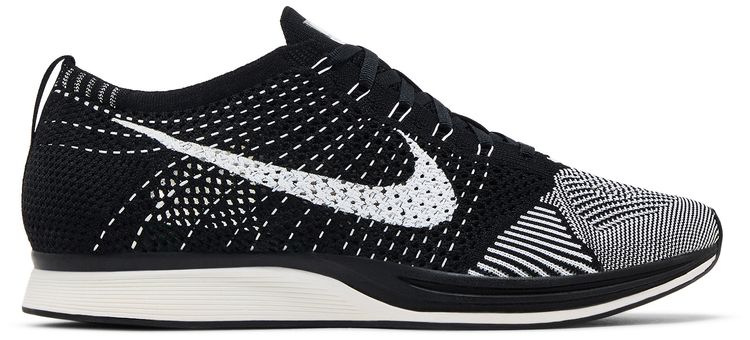 Flyknit Racer Black White