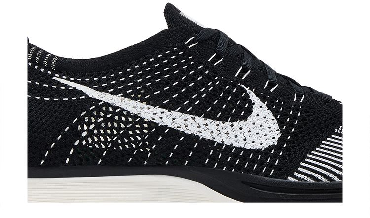 Flyknit Racer Black White