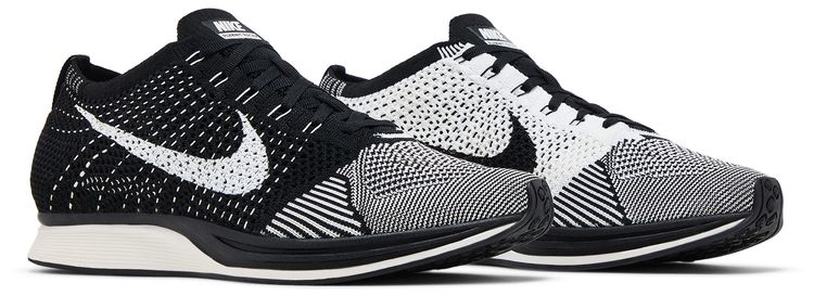 Flyknit Racer Black White