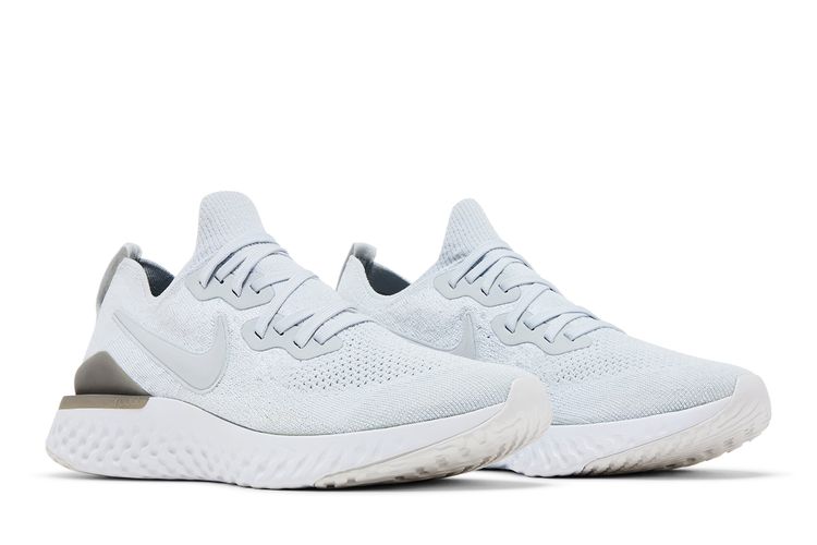 Running Shoes Nike Epic React Flyknit Men's White Nike Epic