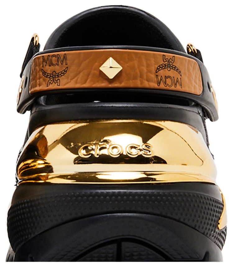 MCM x Mega Crush Clog Belt Bag Bracelet   Black