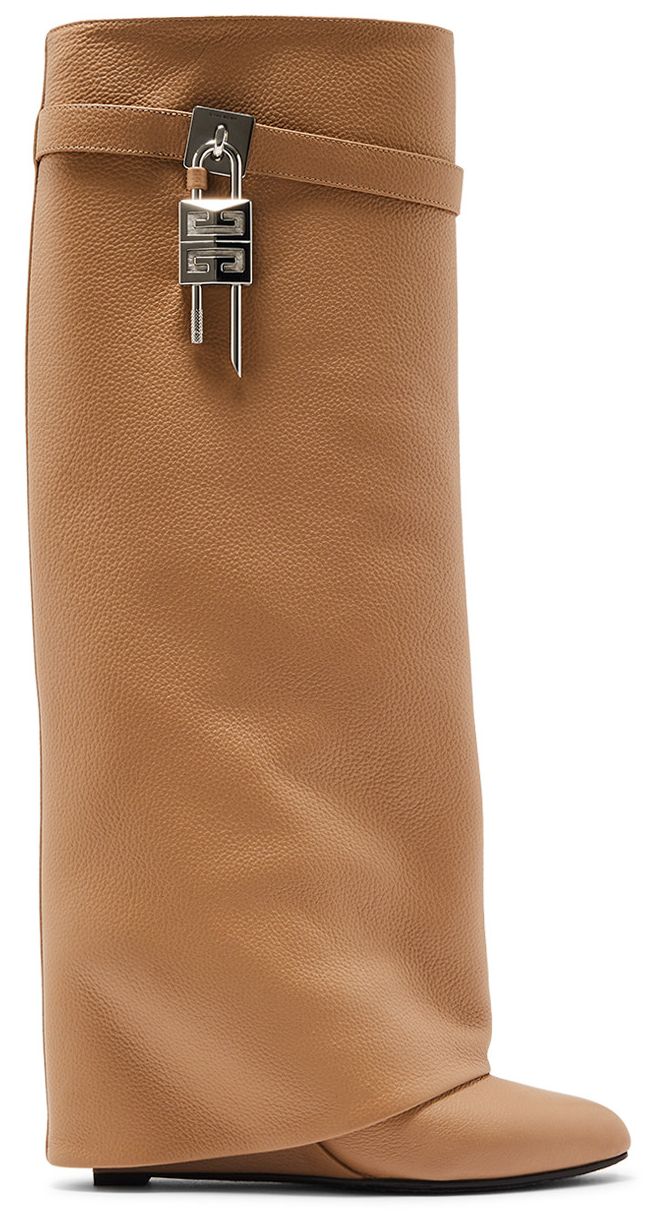 Givenchy Wmns Shark Lock Boot Beige
