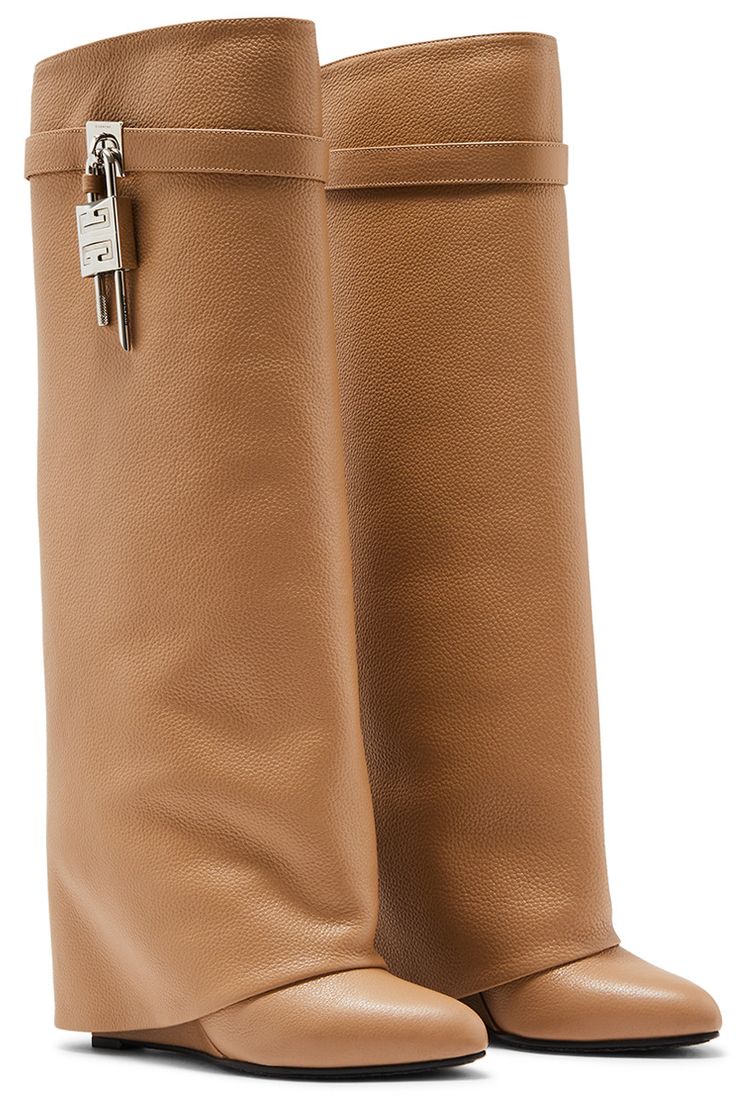 Givenchy Wmns Shark Lock Boot Beige