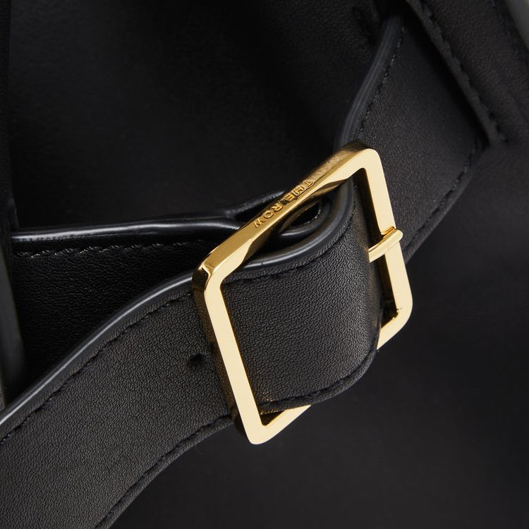 The Row Margaux EW Clutch Black