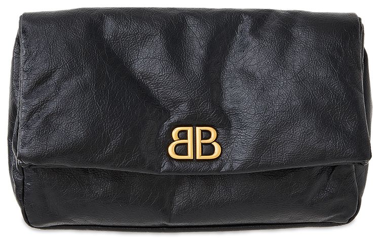 Balenciaga Monaco Clutch Black