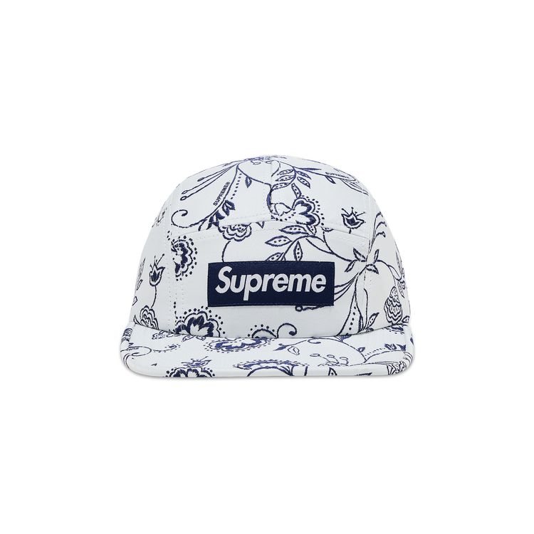Buy Supreme Floral Jacquard Camp Cap 