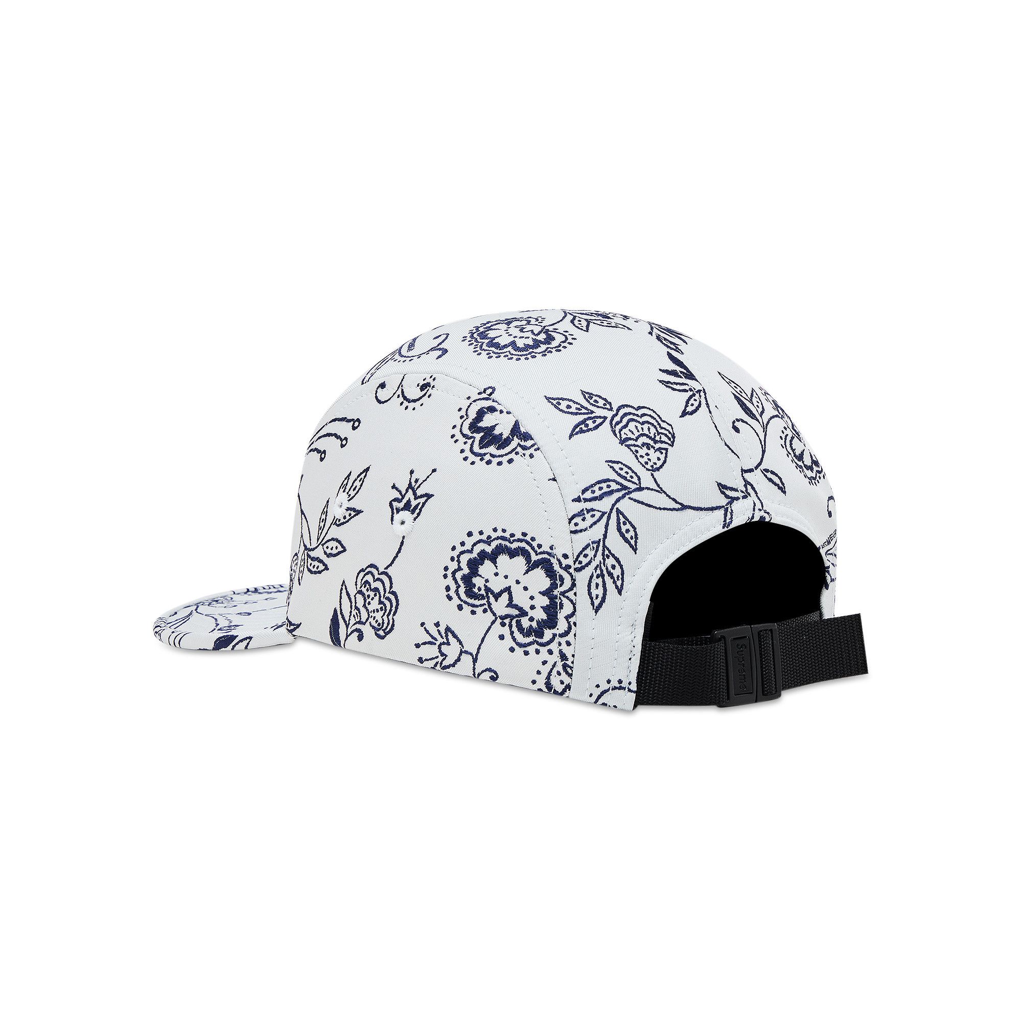 Buy Supreme Floral Jacquard Camp Cap 'White' - SS25H36 WHITE | GOAT CA