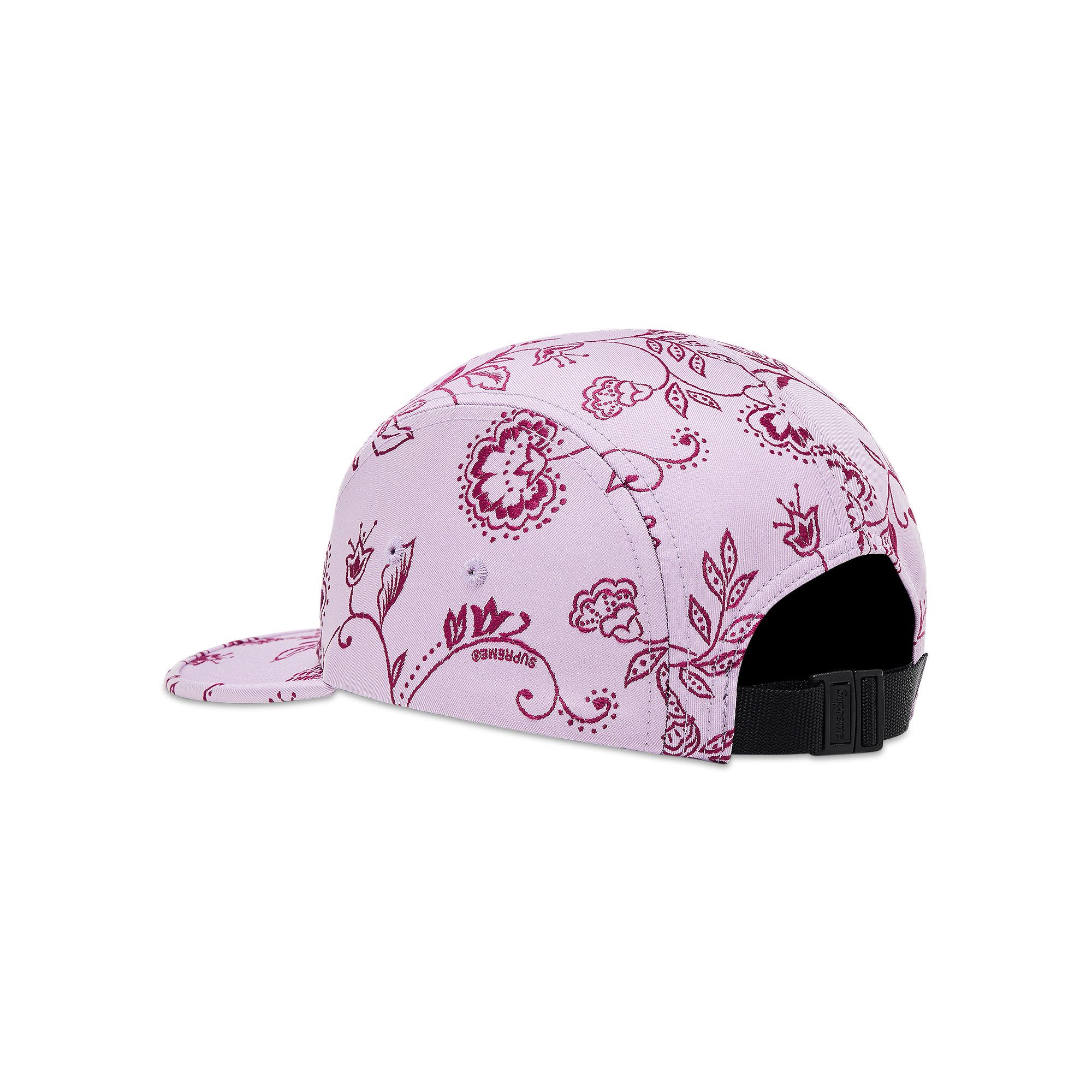Buy Supreme Floral Jacquard Camp Cap 'Lavender' - SS25H36