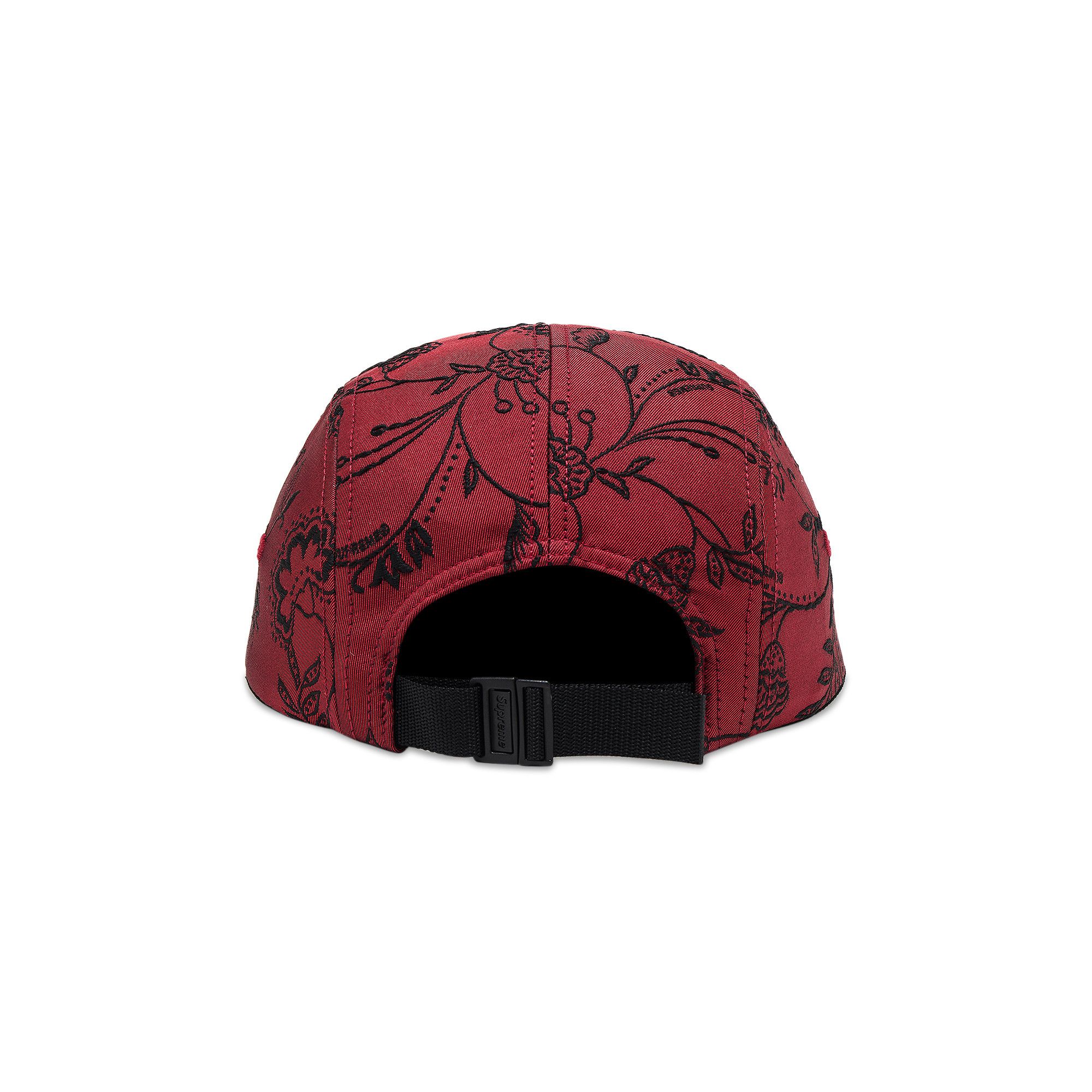 Buy Supreme Floral Jacquard Camp Cap 'Red' - SS25H36 RED