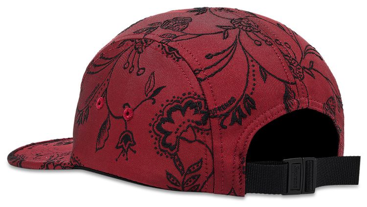 Supreme Floral Jacquard Camp Cap Red