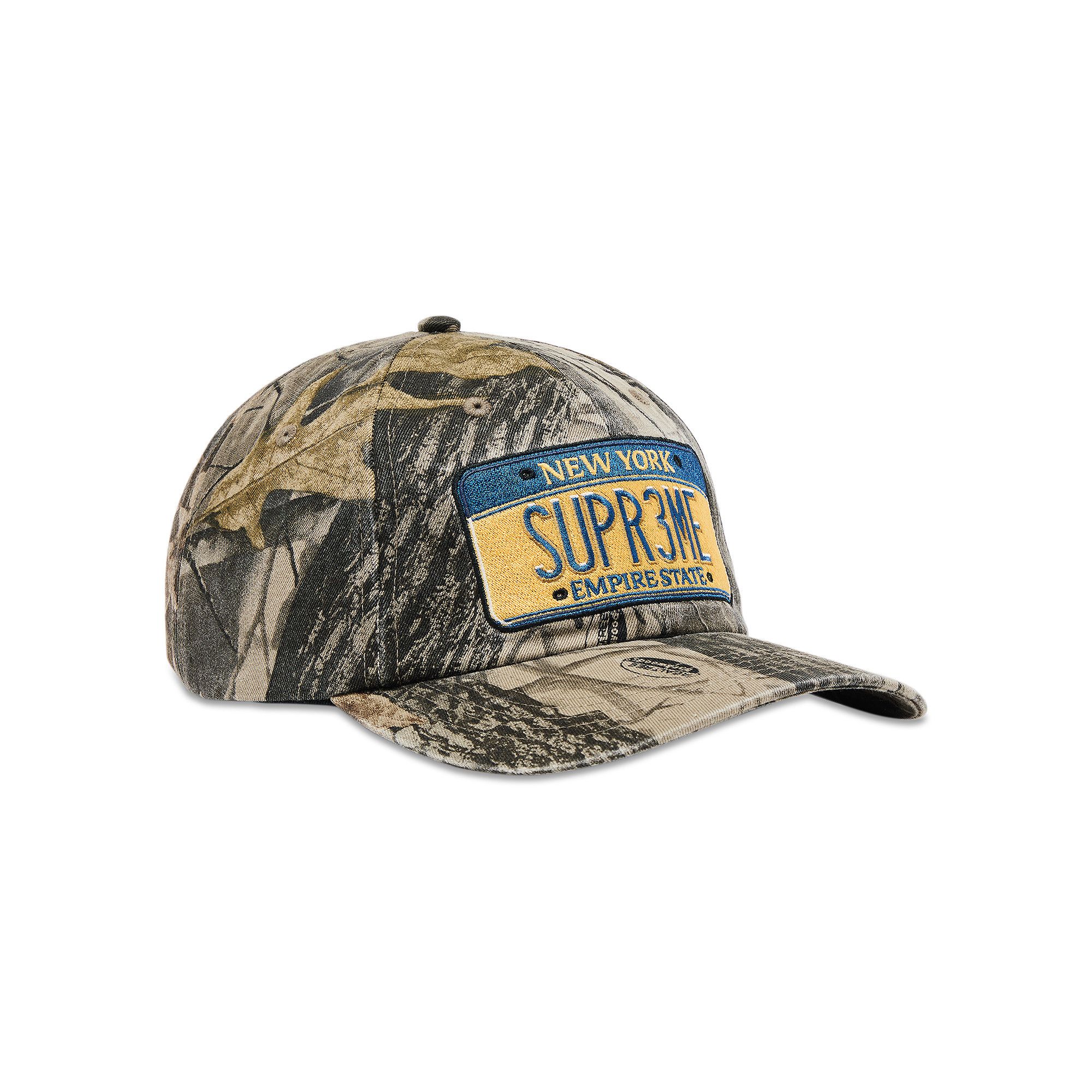 Buy Supreme License Plate 6-Panel 'Realtree Hardwoods Camo