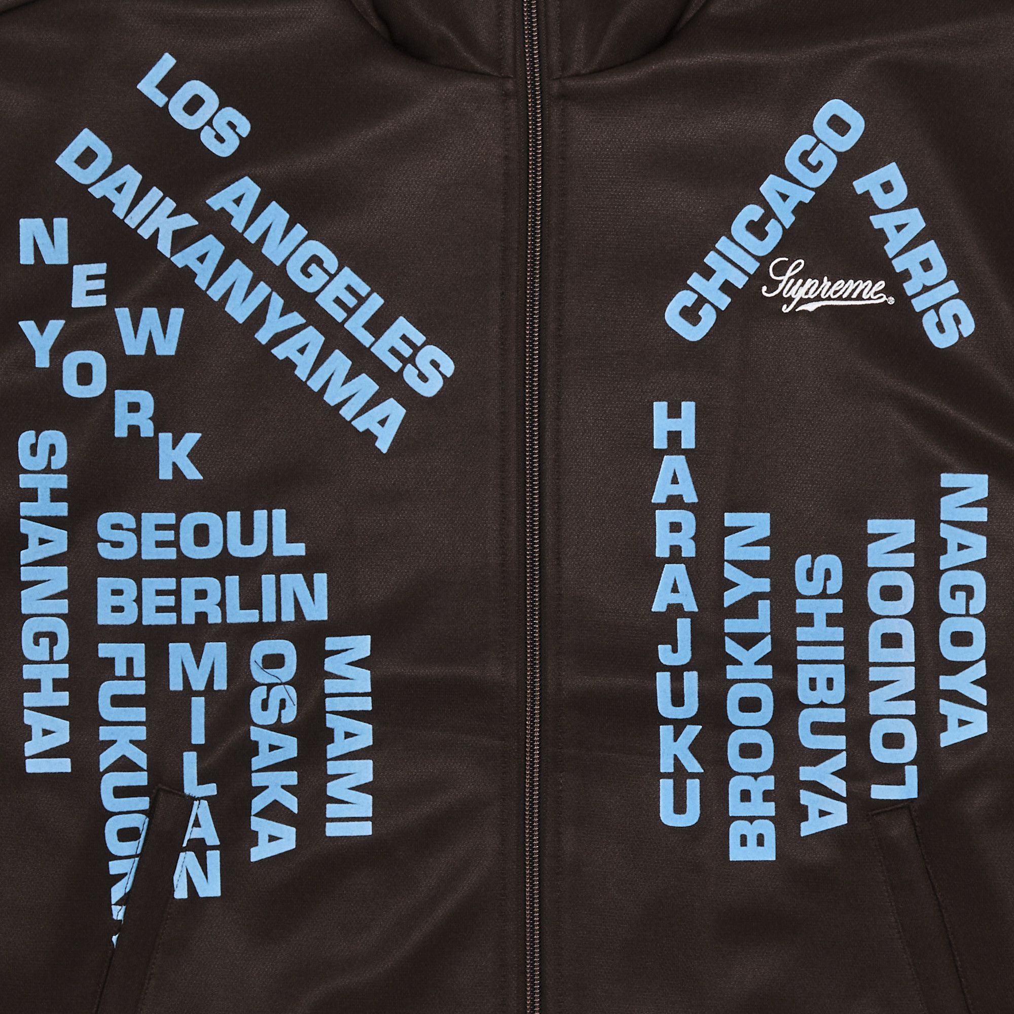 スケートボード Supreme Worldwide Tricot Track Jacket Buy Supreme Worldwide Tricot Track Jacket 'Black' - SS25J34 BLACK