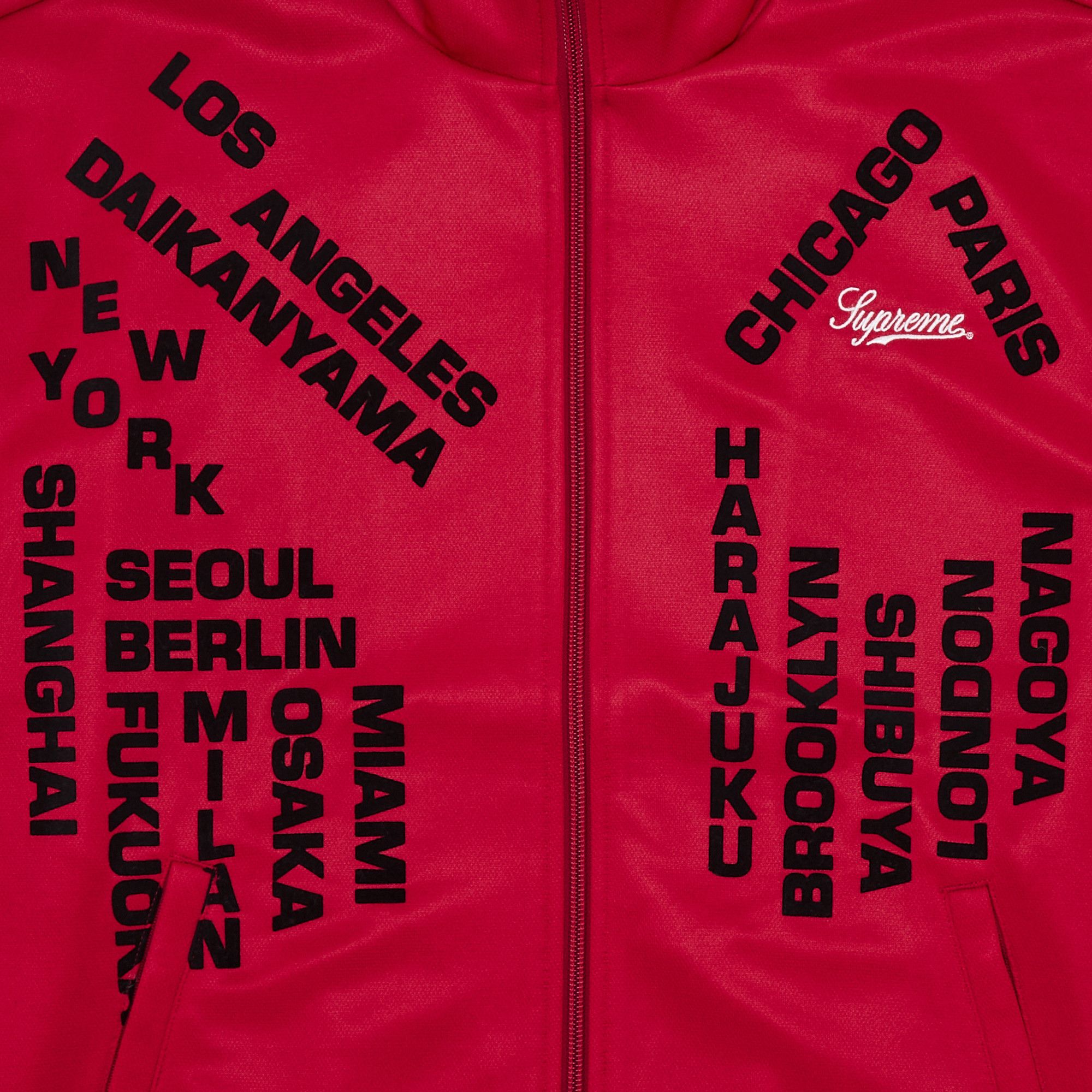Buy Supreme Worldwide Tricot Track Jacket 'Red' - SS25J34