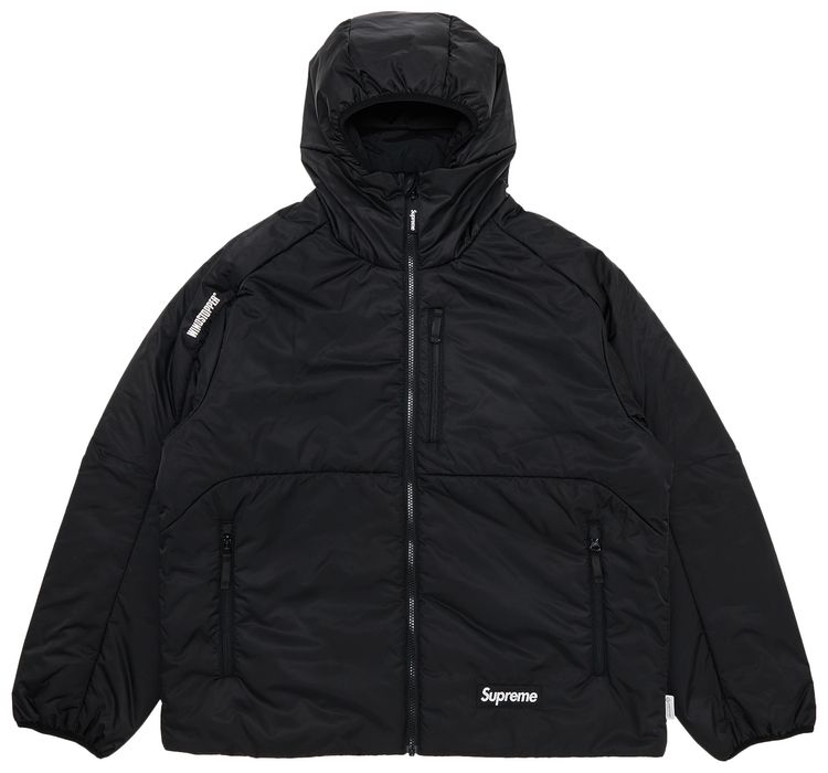 Supreme WINDSTOPPER Insulated Hooded Jacket Black
