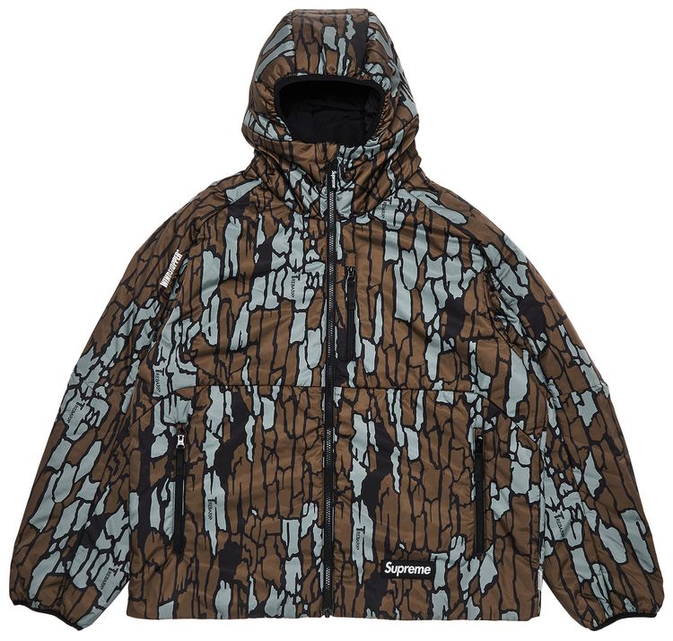 Supreme WINDSTOPPER Insulated Hooded Jacket Mossy Oak Trebark Camo