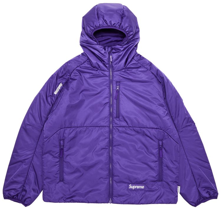 Supreme WINDSTOPPER Insulated Hooded Jacket Purple