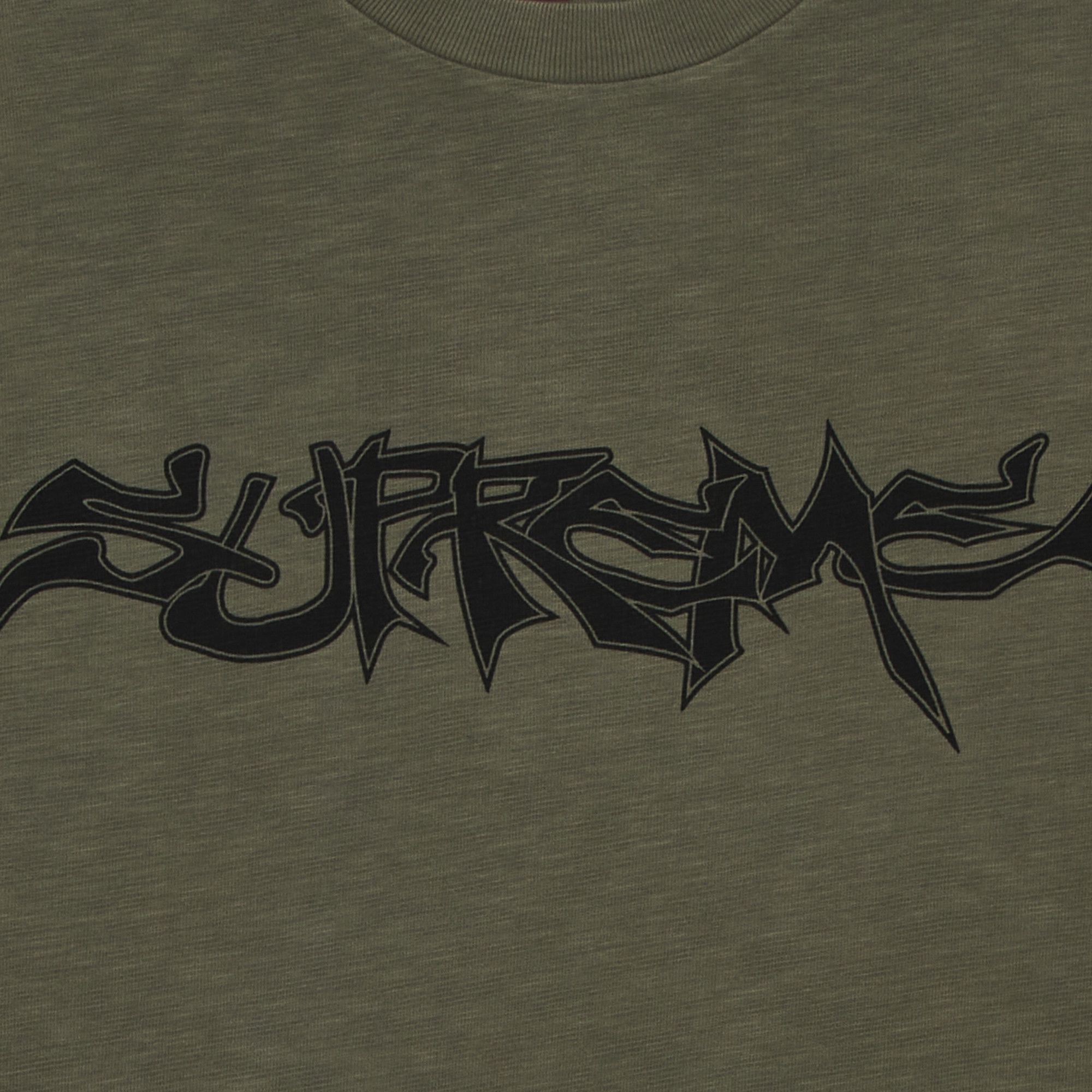 【SUPREME】MENTAL SS TOP DUSTY OLIVE 25SS Buy Supreme Mental Short-Sleeve Top 'Dusty Olive' - SS25KN49