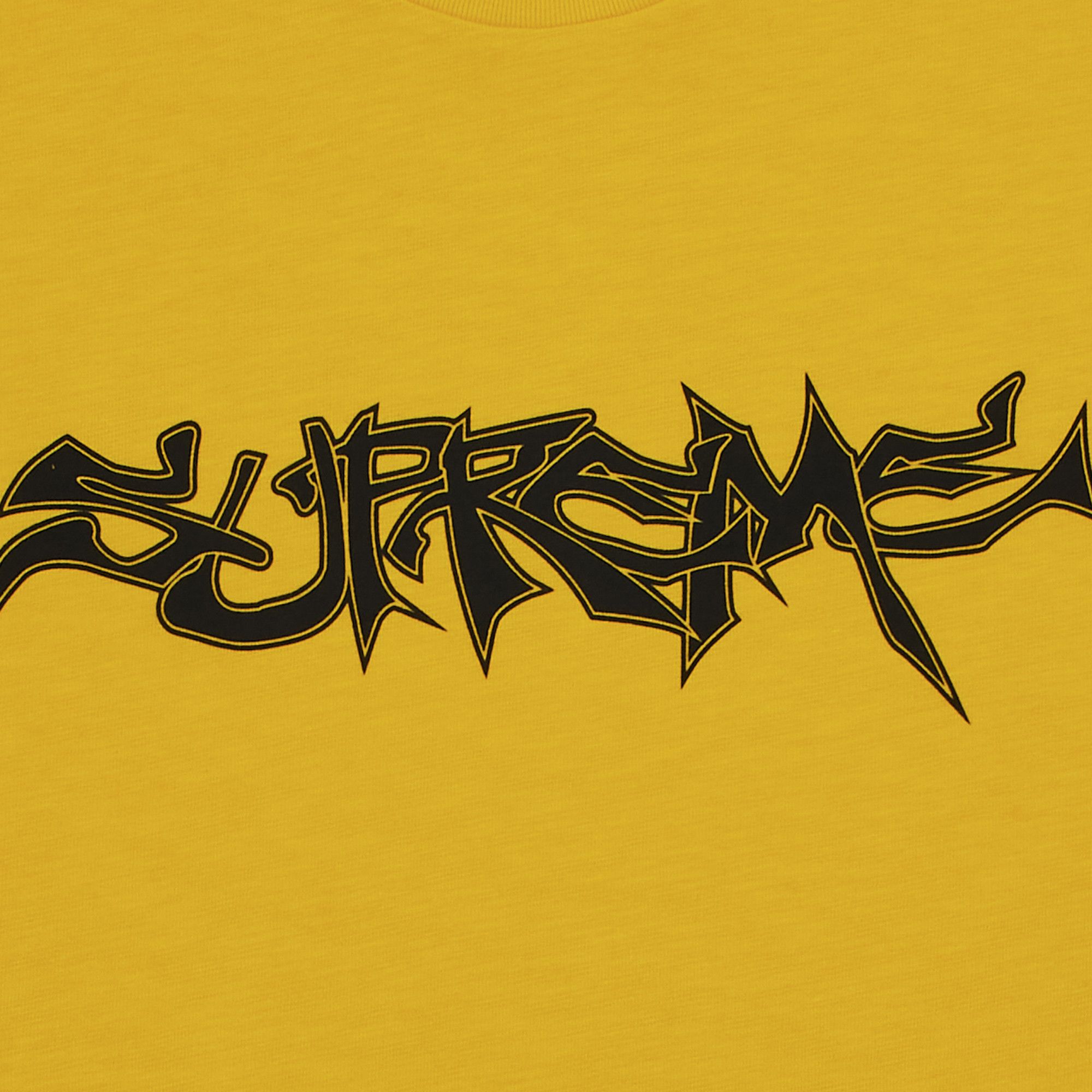 Buy Supreme Mental Short-Sleeve Top 'Yellow' - SS25KN49 YELLOW | GOAT