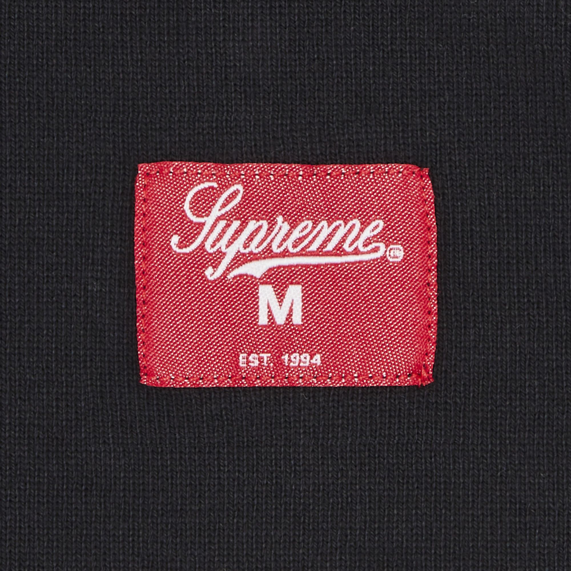 Buy Supreme Paneled Piping Long-Sleeve Top 'Black Buy Supreme Paneled Piping Long-Sleeve Top 'Black
