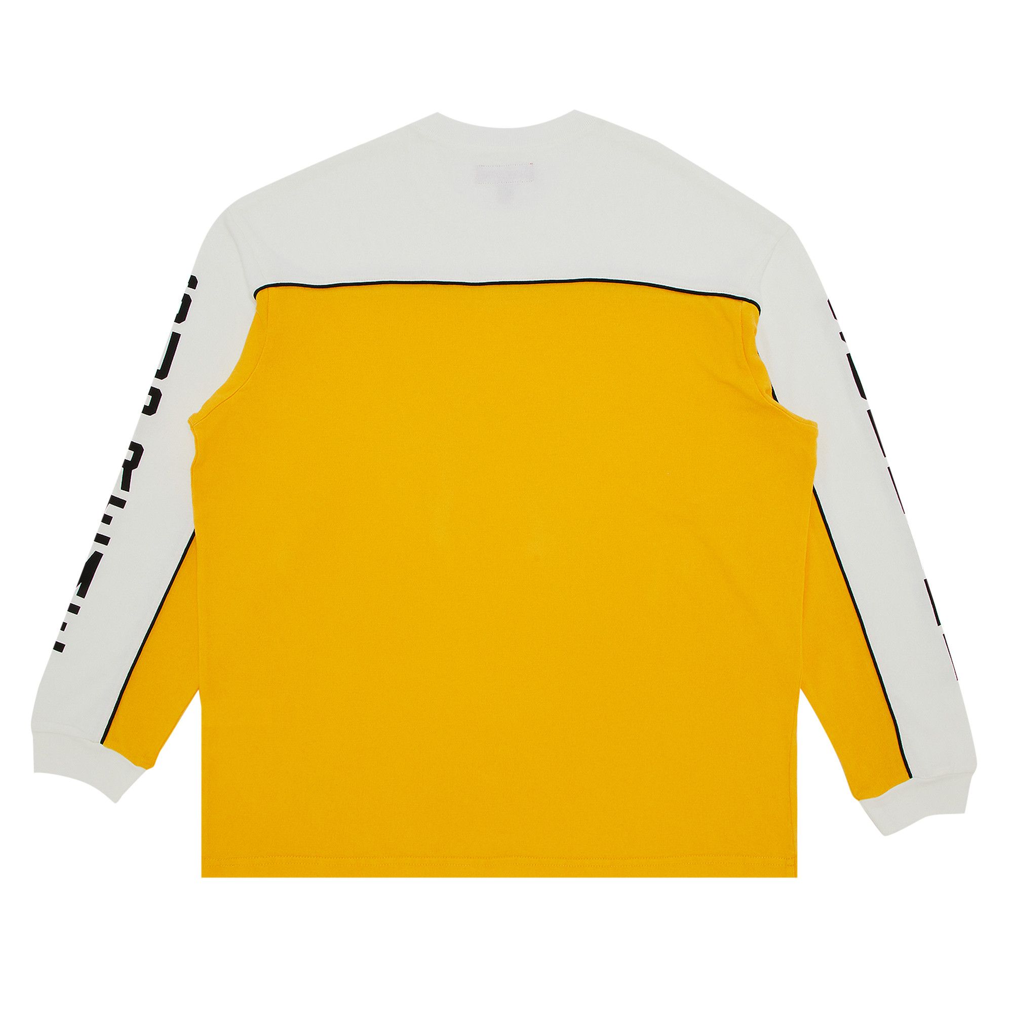 Buy Supreme Paneled Piping Long-Sleeve Top 'Yellow Buy Supreme Paneled Piping Long-Sleeve Top 'Yellow