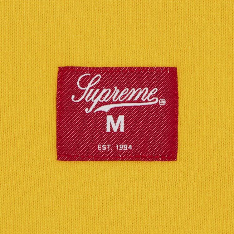 Supreme Paneled Piping Long Sleeve Top Yellow