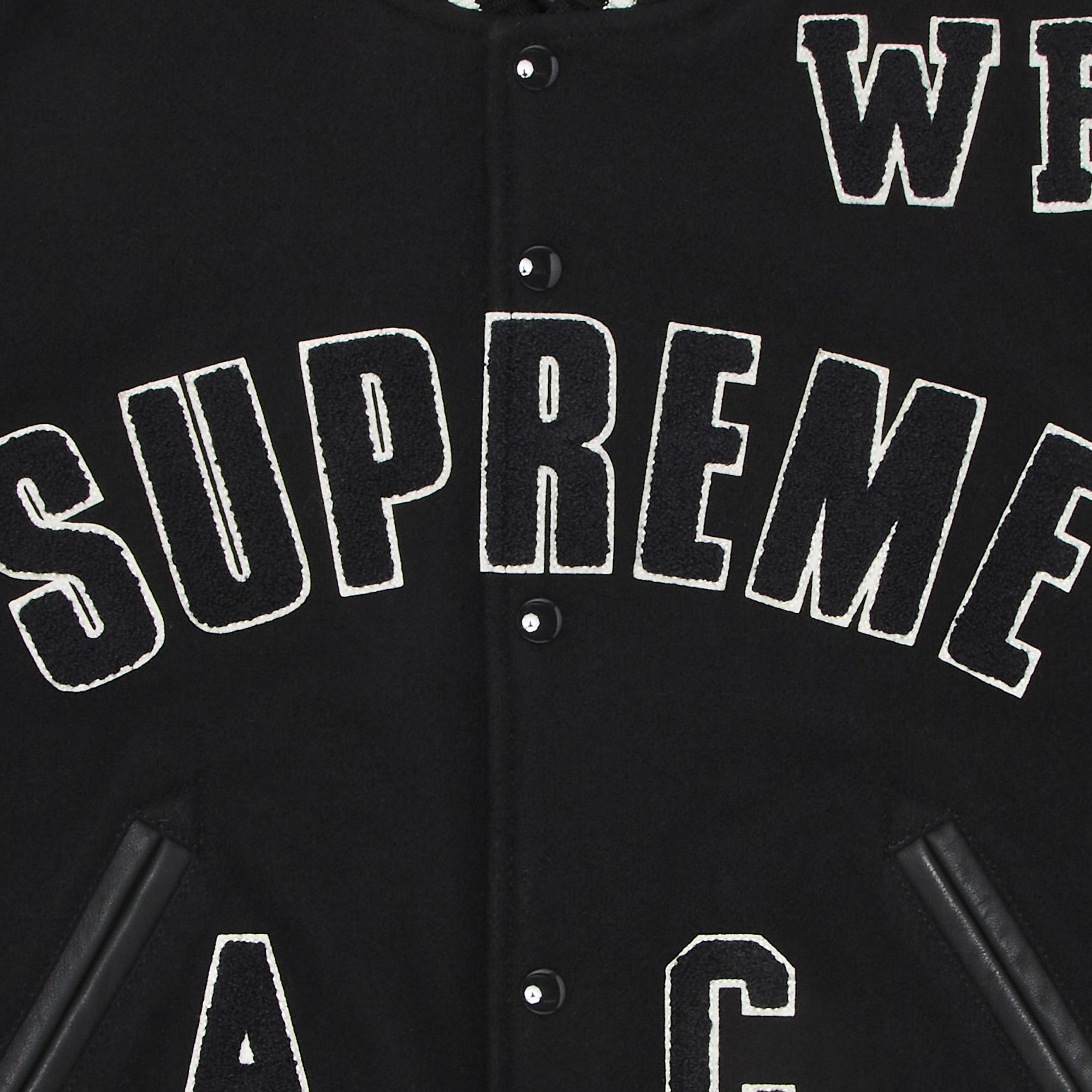 超人気高品質 Buy Supreme BLACK SS25J25 - 'Black' Jacket Varsity Praises ジャケット・アウター