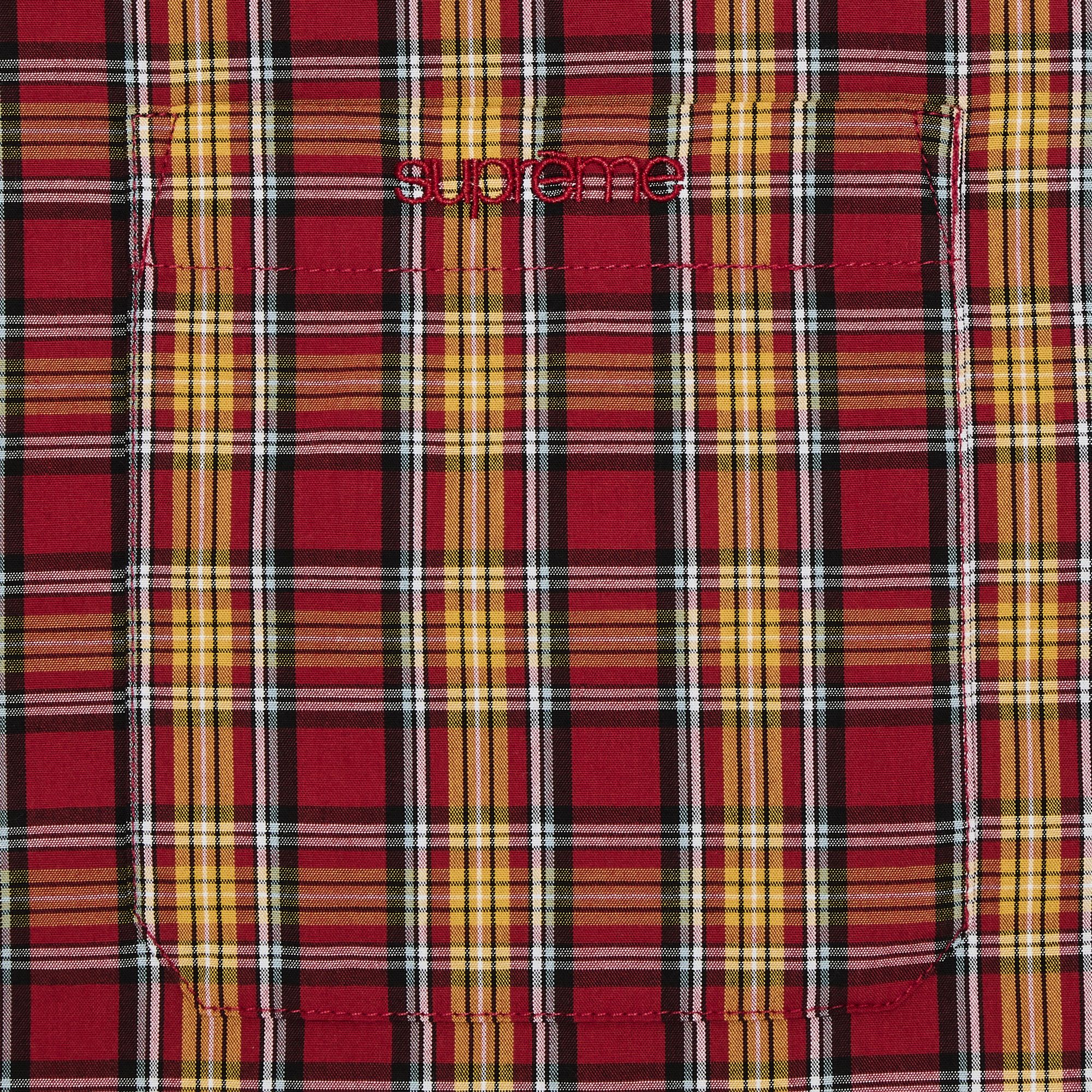 Buy Supreme Mini Plaid Short-Sleeve Shirt 'Red' - SS25S12 RED | GOAT