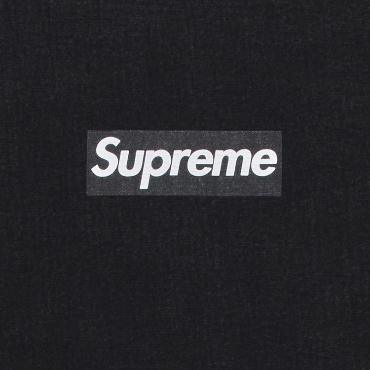 Supreme Washed Box Logo Crewneck Black