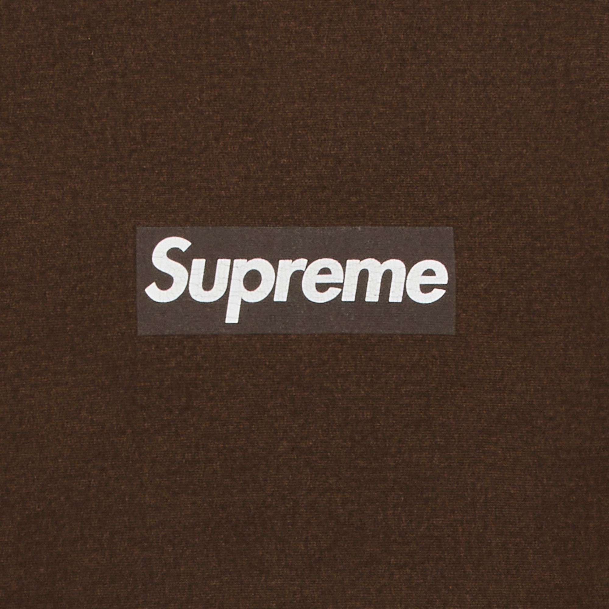 Buy Supreme Washed Box Logo Crewneck 'Brown' - SS25SW2 BROWN Buy Supreme Washed Box Logo Crewneck 'Brown' - SS25SW2 BROWN