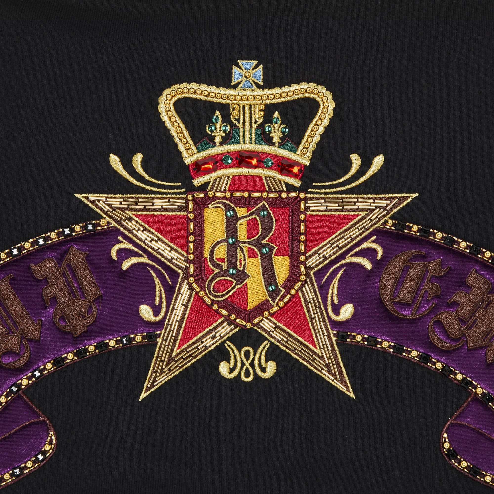 Buy Supreme Crest Zip Up Hooded Sweatshirt 'Black