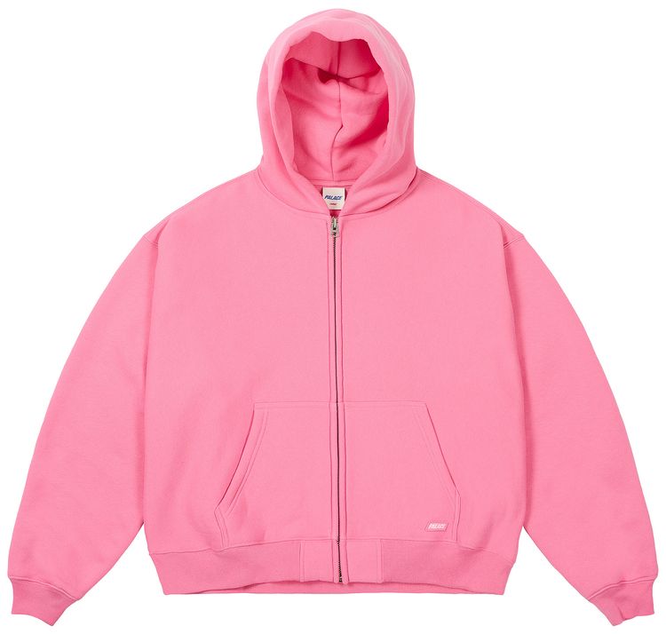 Palace Unisex Zip Hood Hot Pink
