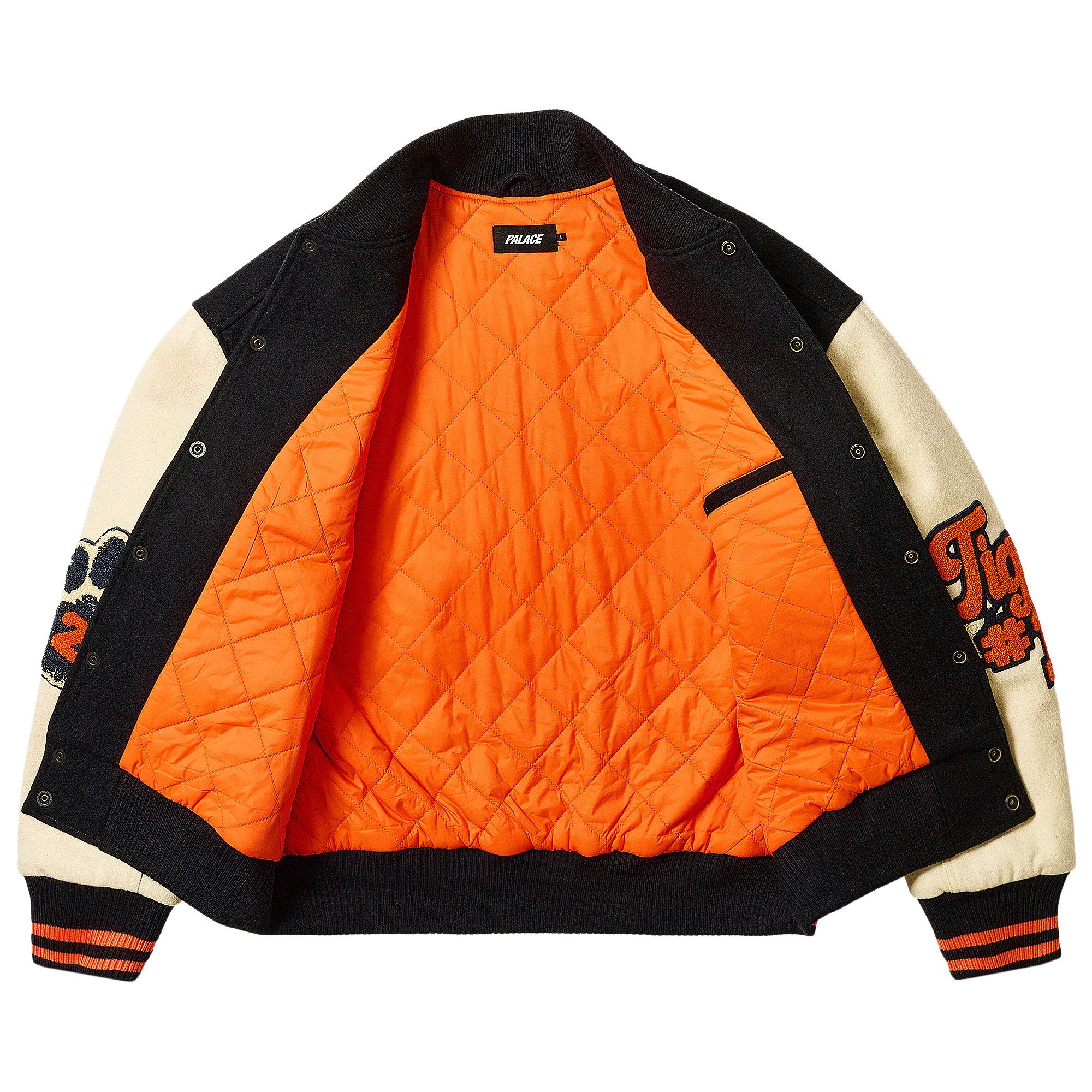 Buy Palace Tora Tora Varsity Jacket 'Navy' - P28JK027 | GOAT