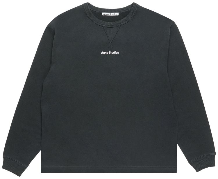 Acne Studios Logo Stamp Sweater Black