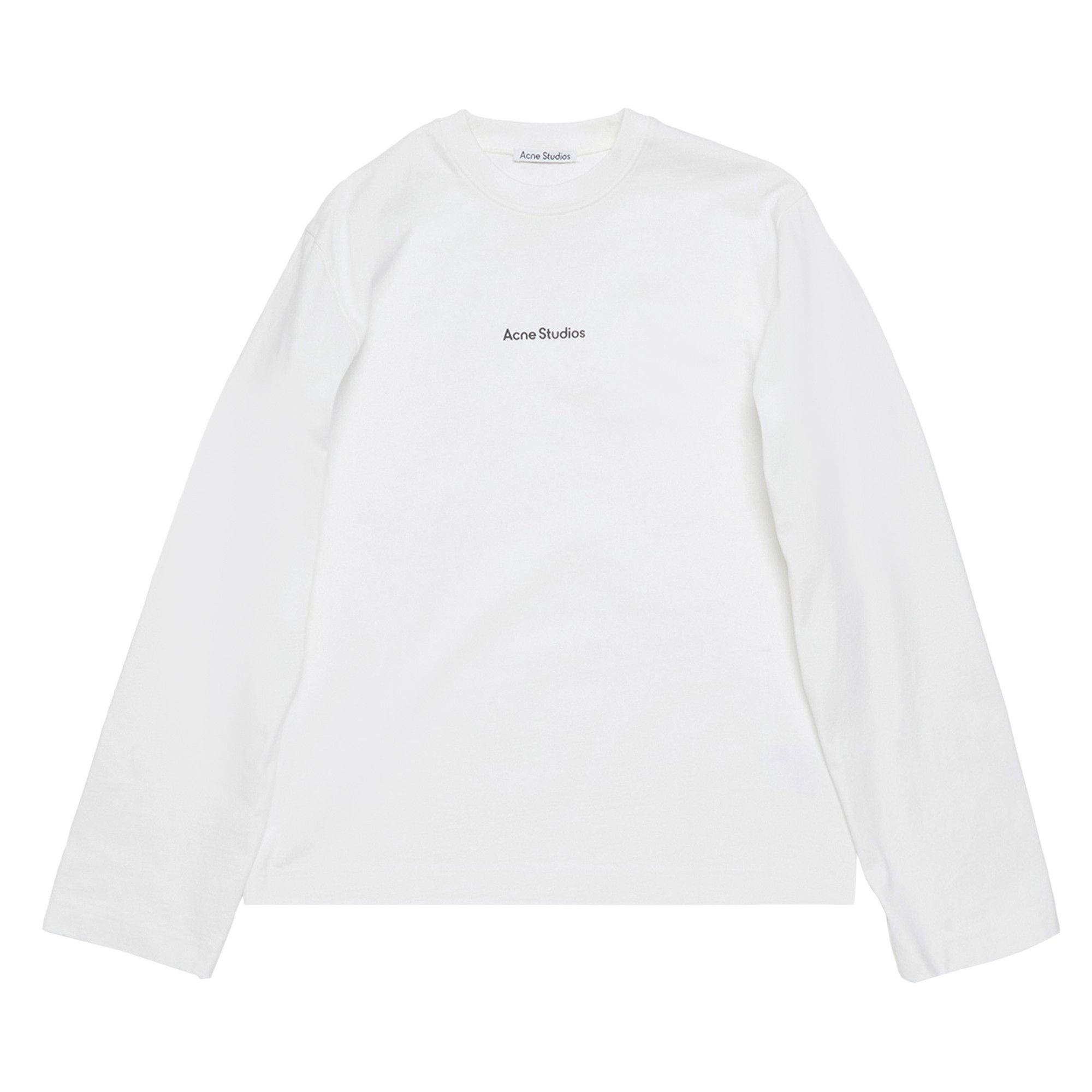 Buy Acne Studios Long-Sleeve Tee 'Optic White' - CL0270 GOAT OPTI