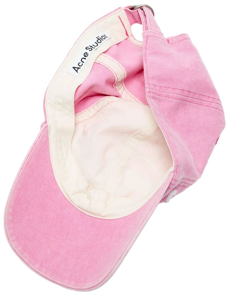 Acne Studios Logo Baseball Cap Bubble Pink