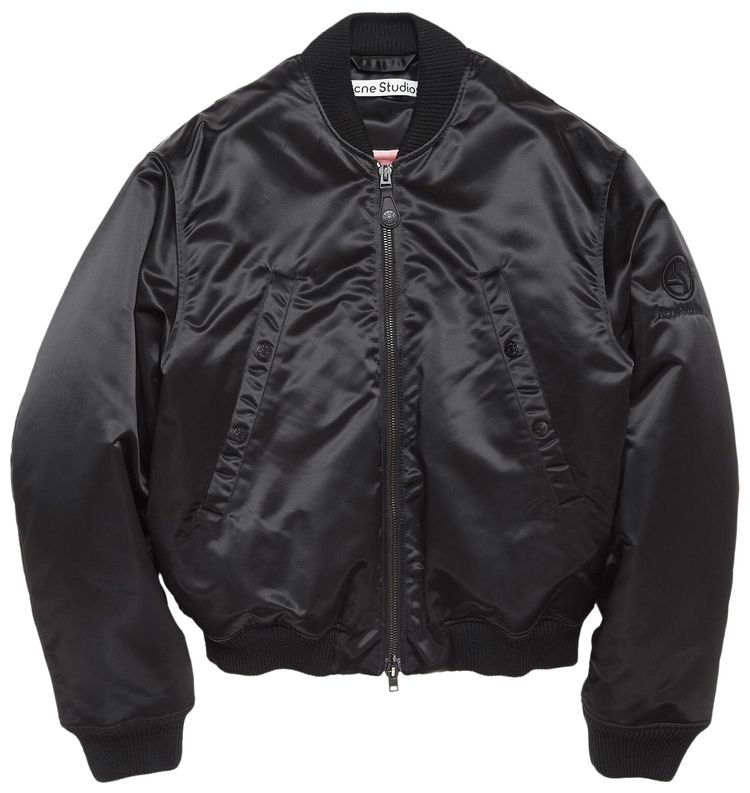 Acne Studios Logogram Bomber Jacket Black