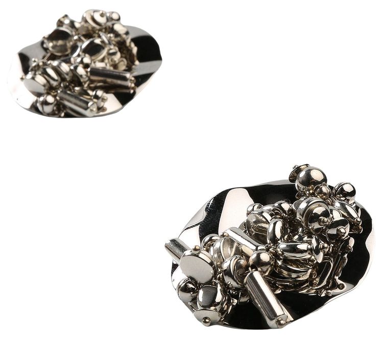 Dries Van Noten Earrings Silver