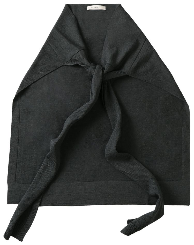 Lemaire Trompe LOeil Scarf Carbon