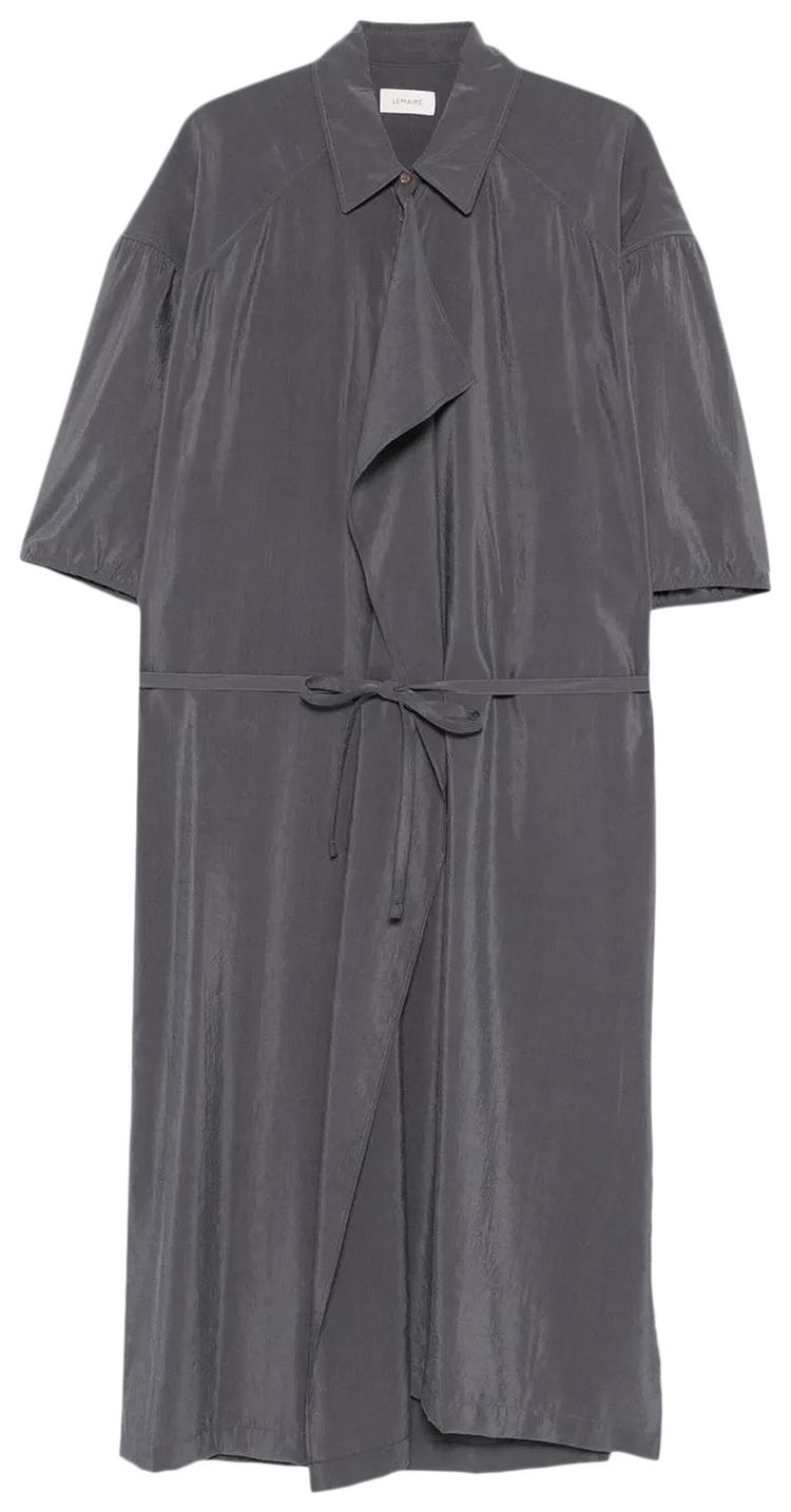 Lemaire Asymmetrical Shirt Dress Asphalt