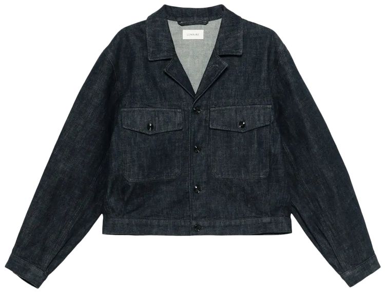Lemaire Trucker Jacket Denim Indigo