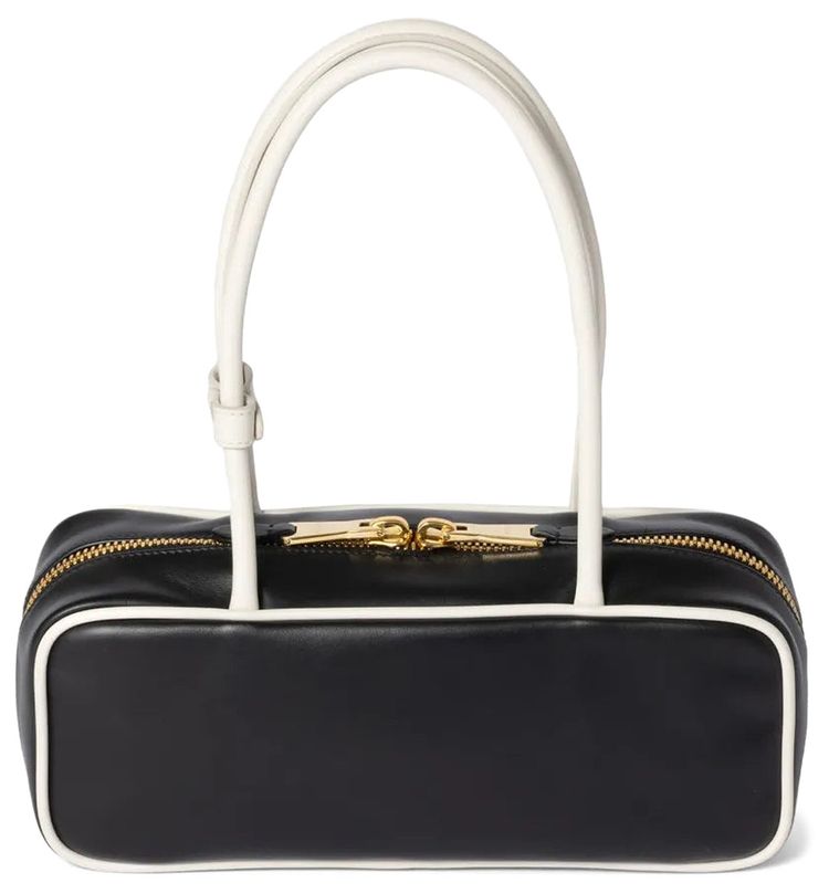 Miu Miu Contrast Beau Bag BlackWhite