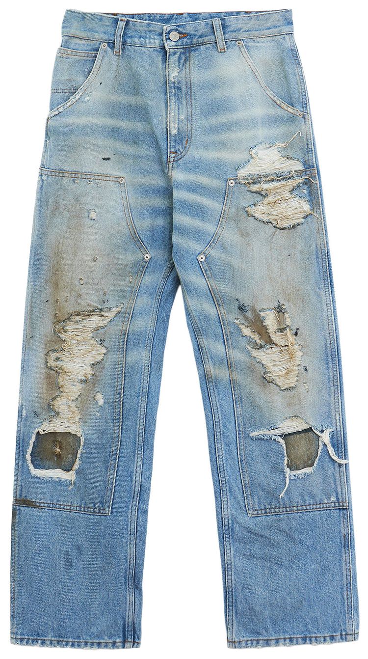 MM6 Maison Margiela 5 Pocket Pants Medium Blue