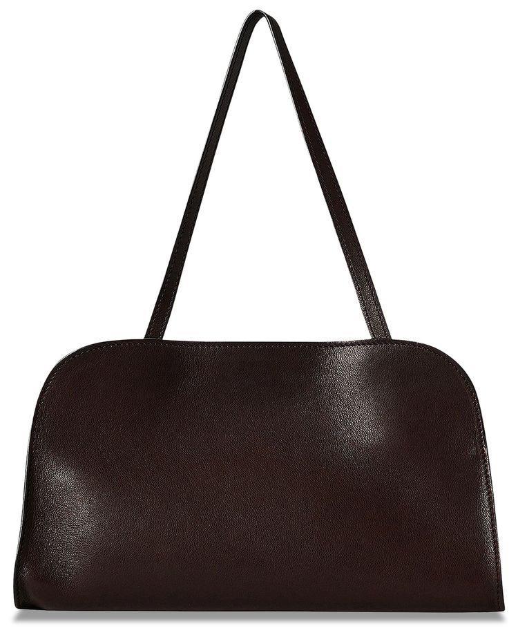 The Row Peggy Clutch Bag Chestnut