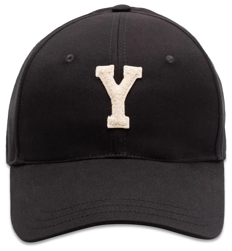 Saint Laurent Baseball Cap BlackIvory