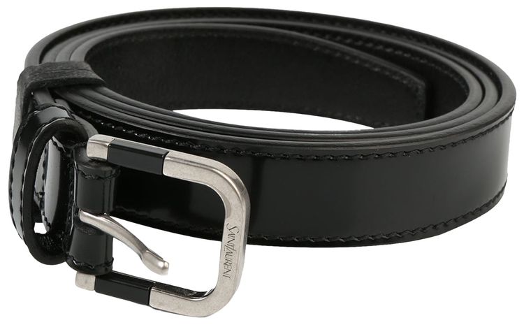 Saint Laurent Belt With Resin Insert Black Swan