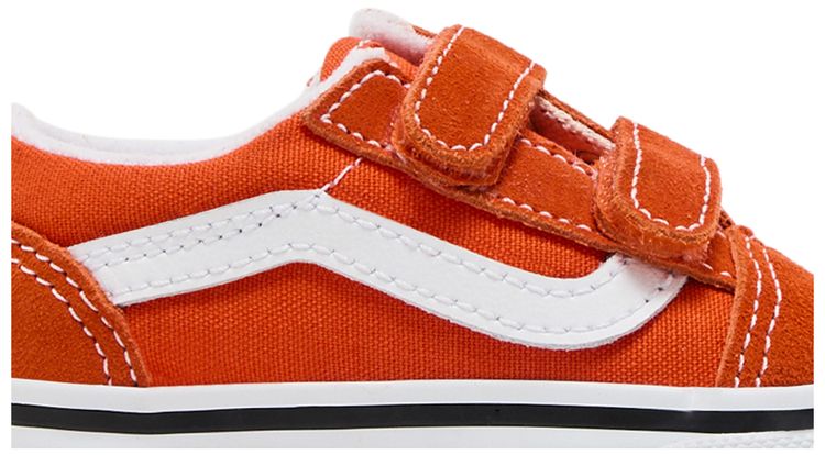 Vans Old Skool V Toddler Red Orange